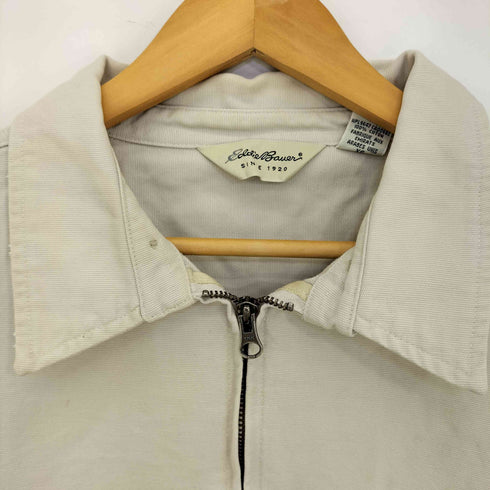 エディーバウアー Eddie Bauer 90s 白タグ ボックスシルエット ジップアップジャケット メンズ import:XL
