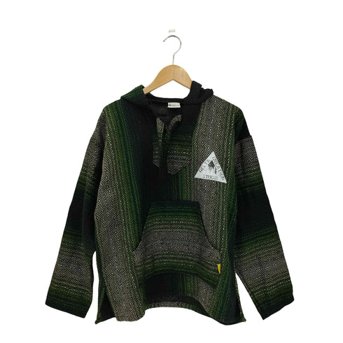 DELTA CREATION STUDIO ロゴペイント メキシカンパーカー メンズ S