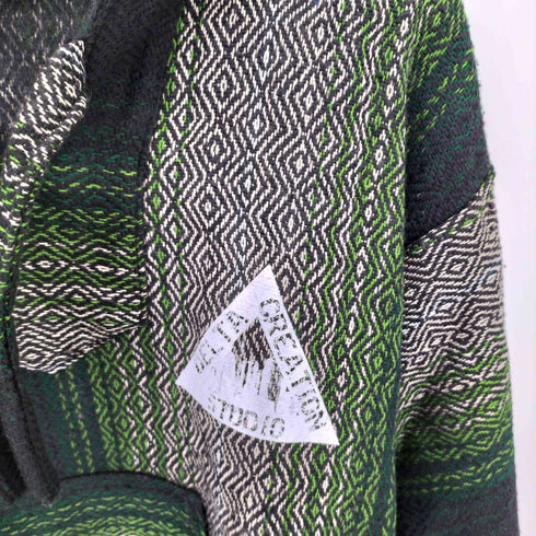 DELTA CREATION STUDIO ロゴペイント メキシカンパーカー メンズ S