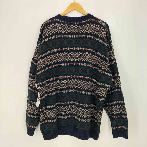 ドッカーズ DOCKERS 90s ノルディック柄 クルーネックコットンニット メンズ import:XL
