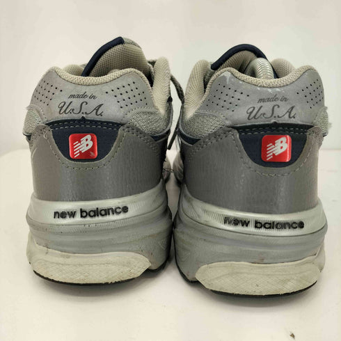ニューバランス NEW BALANCE 990V3 Gray/Navy メッシュ ローカットスニーカー メンズ 27cm