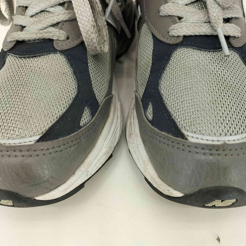 ニューバランス NEW BALANCE 990V3 Gray/Navy メッシュ ローカットスニーカー メンズ 27cm
