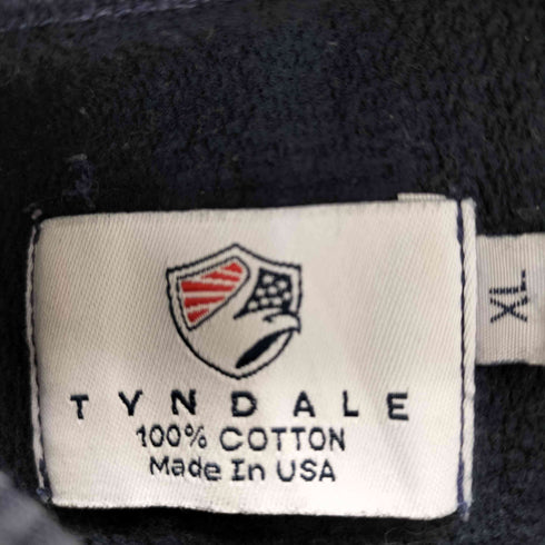 TYNDALE MADE IN USA 企業ロゴ刺繍クルーネックスウェット メンズ import:XL