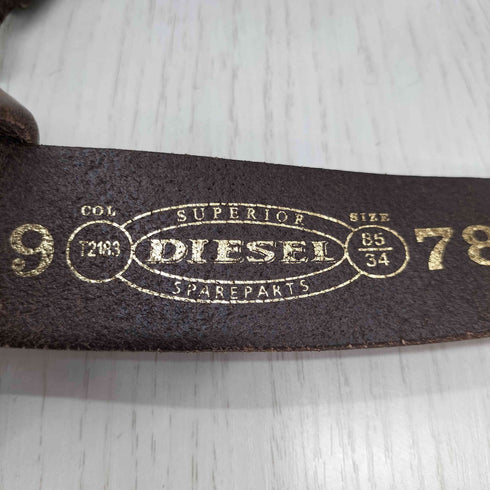 ディーゼル DIESEL レザーベルト メンズ 85CM