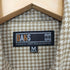 ダックスロンドン DAKS LONDON ロゴ刺繍 千鳥格子柄 L/S シャツ メンズ import:M