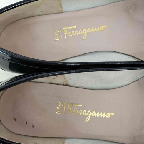 マイフェラガモ My Ferragamo パテントレザー ローファー レディース 10