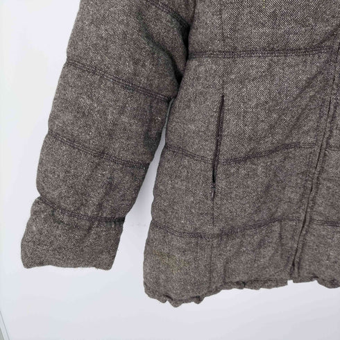 チャイニーズラクーンファー ウールカシミヤ混 ダウンジャケット レディース import:L