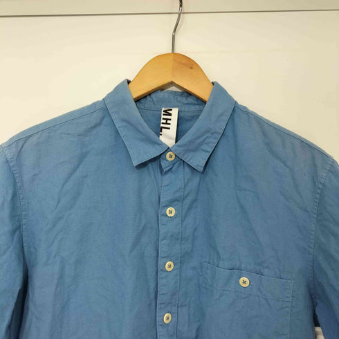 エムエイチエル MHL. リネンブレンド コットンシャツ レディース import:M
