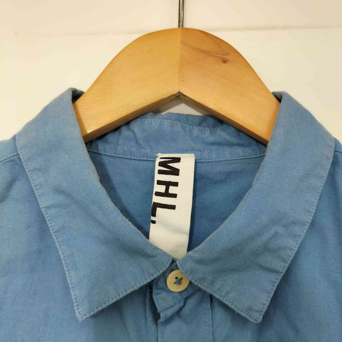 エムエイチエル MHL. リネンブレンド コットンシャツ レディース import:M