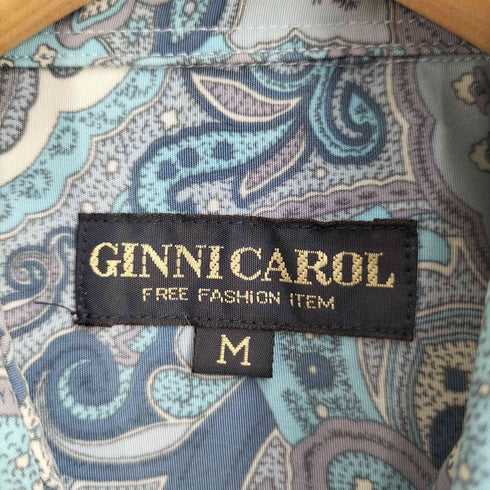GINNI CAROL ペイズリー柄 L/S シャツ メンズ import:M