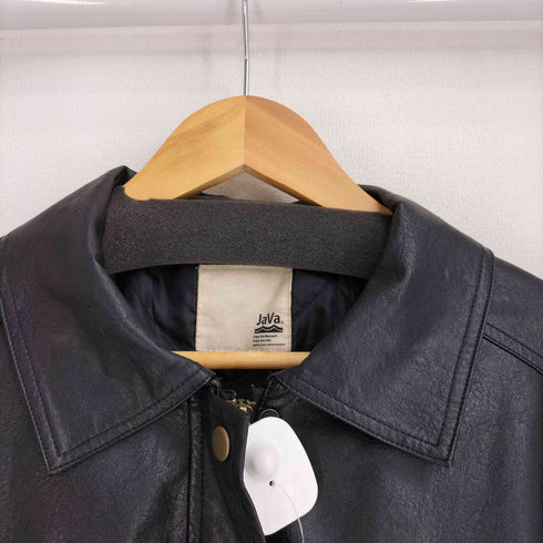 ジャバ JaVa フェイクレザー ヴィンテージ オーバーブルゾン レディース JPN:XL