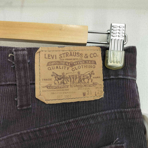 リーバイス Levis 80S 517 細畝 コーデュロイ フレアパンツ レディース W31 L29