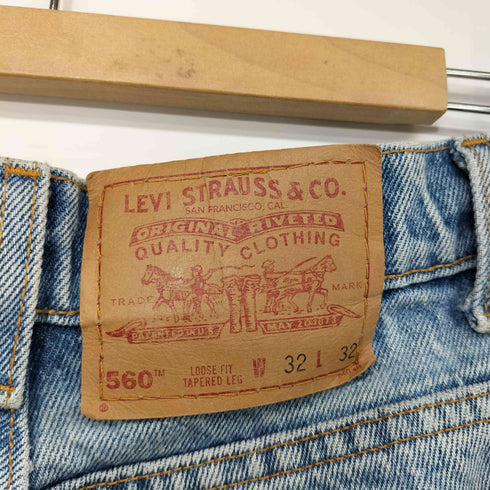 リーバイス Levis 90S 97年製 USA製 ボタン裏511刻印 560 LOOSE FIT TAPERED LEG テーパードデニムパンツ メンズ W32 L32
