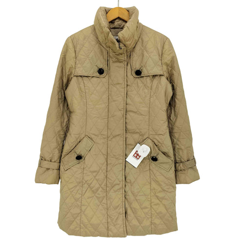 スキャパ SCAPA スタンドカラー 比翼ジップ ステンカラー キルティングコート レディース 40