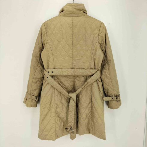 スキャパ SCAPA スタンドカラー 比翼ジップ ステンカラー キルティングコート レディース 40