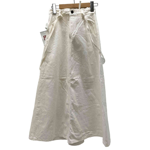 サムシング SOMETHING 別注 Laceup skirt ロングスカート ジャンプスカート 吊りスカート レディース JPN:S