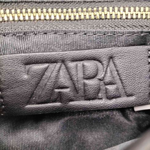 ザラ ZARA フェイクレザーショルダーバッグ レディース