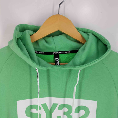 エスワイサーティトゥー SY32 by SWEET YEARS 両面プリント プルオーバーパーカー メンズ import:L