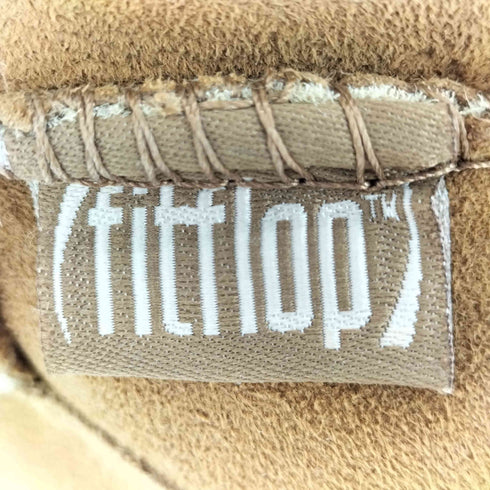 fitflop mukluk Tall Chestnut ボア スエード ロングブーツ レディース EUR:38