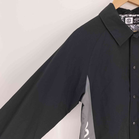 チャリアンドコー chari&co 17SS Keith Haring BEAMS 別注 裏地総柄 両面 サイドプリント コーチジャケット メンズ JPN:L