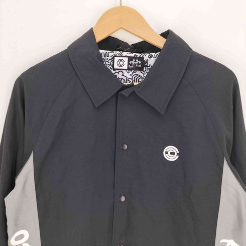 チャリアンドコー chari&co 17SS Keith Haring BEAMS 別注 裏地総柄 両面 サイドプリント コーチジャケット メンズ JPN:L