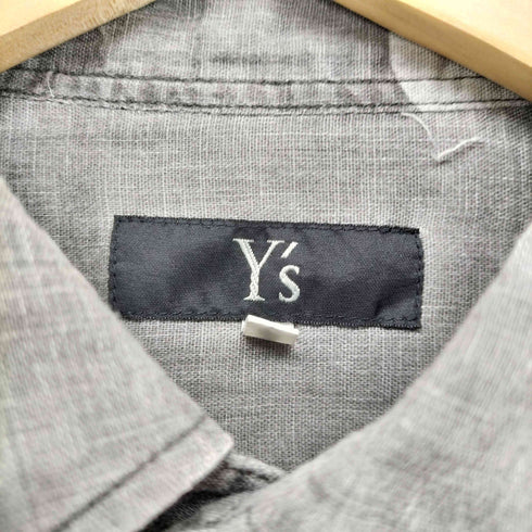 ワイズ Ys 12SS ドット柄開襟シャツ メンズ 3