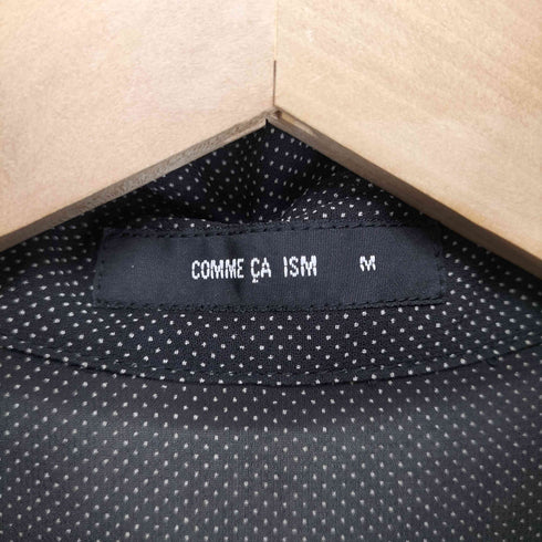 コムサイズム COMME CA ISM ドット柄デザインブラウス レディース M
