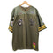 イグザンプル EXAMPLE 22SS MESHSATIN FOOTBALL S/S SHIRTS メッシュ サテン フットボール S/S シャツ メンズ JPN:XL