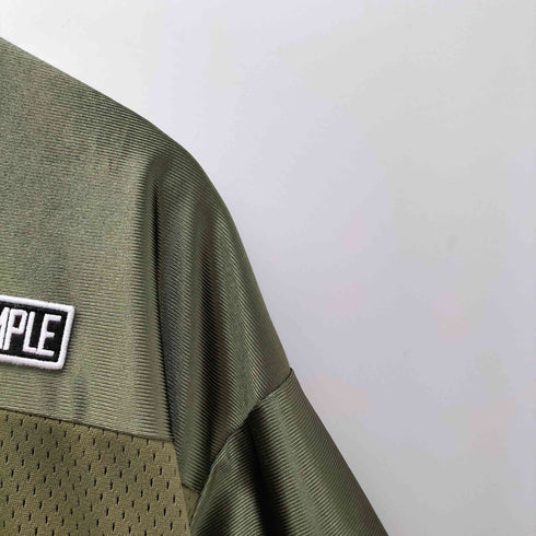 イグザンプル EXAMPLE 22SS MESHSATIN FOOTBALL S/S SHIRTS メッシュ サテン フットボール S/S シャツ メンズ JPN:XL