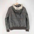 COMME CA WALK ラビットファー中綿ジャケット レディース L