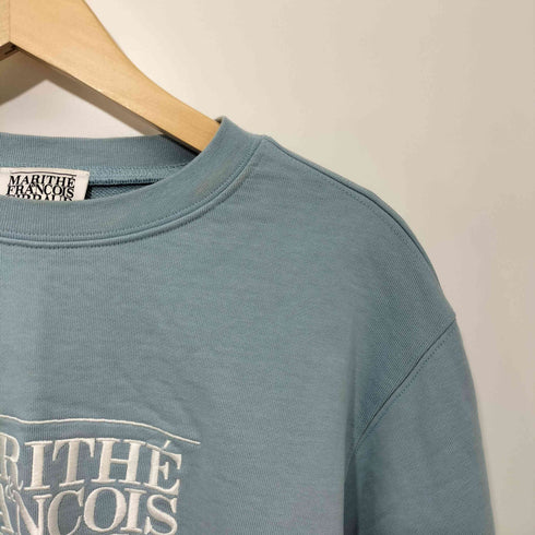 マリテフランソワジルボー MARITHE FRANCOIS GIRBAUD CLASSIC LOGO CROP SWEATSHIRT レディース import:S