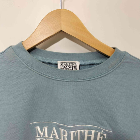 マリテフランソワジルボー MARITHE FRANCOIS GIRBAUD CLASSIC LOGO CROP SWEATSHIRT レディース import:S