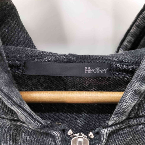 ヘザー Heather クロップド ジップパーカー & バギー ワイドスウェットパンツ レディース FREE&FREE