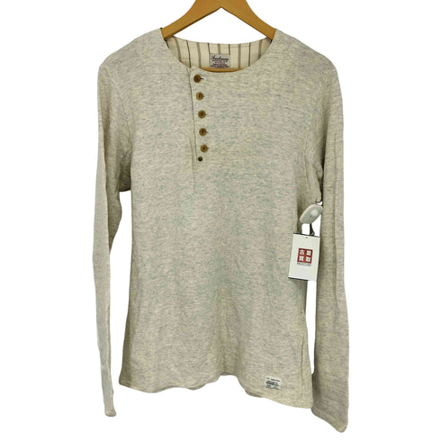 アナクロノーム Anachronorm L/S ヘンリーネックカットソー メンズ