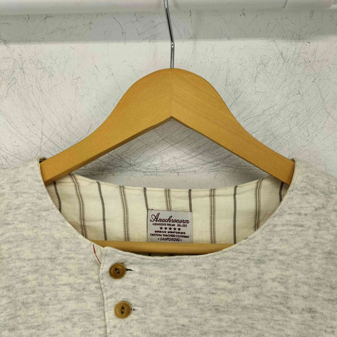 アナクロノーム Anachronorm L/S ヘンリーネックカットソー メンズ