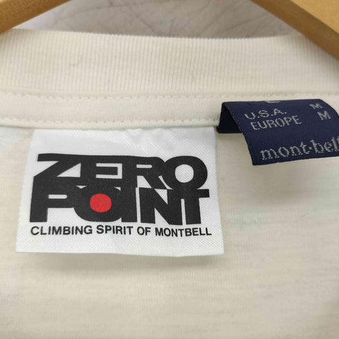 モンベル mont bell ZERO POINT カリグラフィー 雫 ウィックロンTシャツ メンズ JPN:L