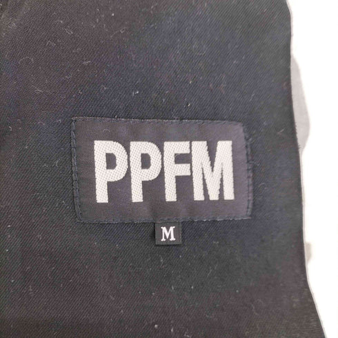 ピーピーエフエム PPFM グレンチェックカーゴワイドパンツ domestic メンズ M