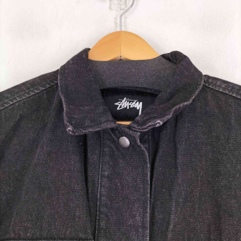 ステューシー Stussy マルチポケットデニムカバーオールジャケット メンズ import:M