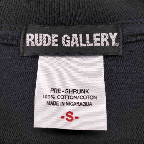 ルードギャラリー RUDE GALLERY Not Satisfied プリントクルーネックTシャツ メンズ JPN:S