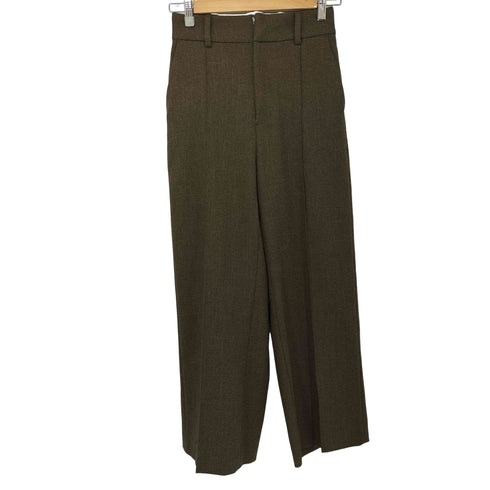 リヴドロワ RIVE DROITE センタープリーツ ワイドスラックス レディース JPN:36