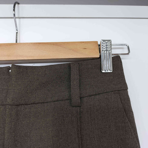 リヴドロワ RIVE DROITE センタープリーツ ワイドスラックス レディース JPN:36