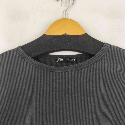 ザラ ZARA クロップド L/S トップス レディース import:M