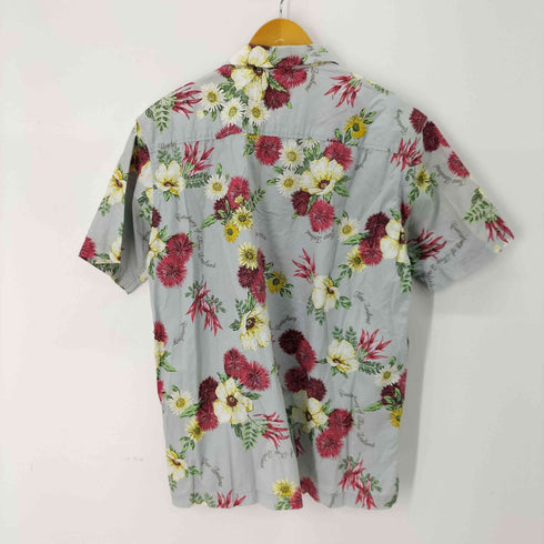 カンタベリー CANTERBURY 花柄 コットンアロハシャツ メンズ import:M