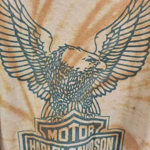 ハーレーダビッドソン HARLEY-DAVIDSON 両面プリント タイダイ Tシャツ メンズ