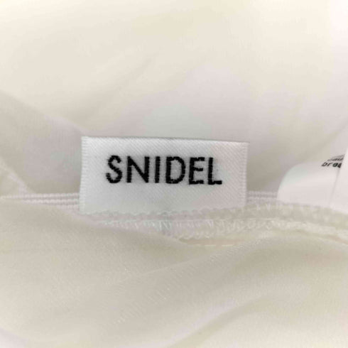 スナイデル snidel ノースリフリルブラウス レディース FREE