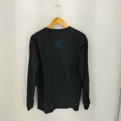 ヴァイナルアーカイブ VAINL ARCHIVE Stefan Marx Keep it like a secret L/S Tee ステファンマルクス メッセージ両面プリント 長袖Tシャツ カットソー メンズ M