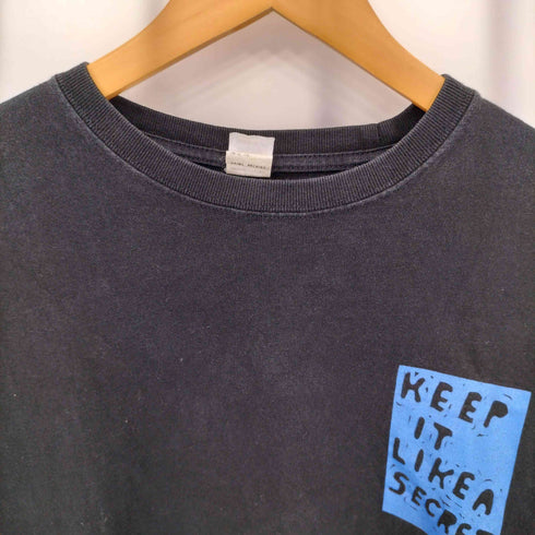 ヴァイナルアーカイブ VAINL ARCHIVE Stefan Marx Keep it like a secret L/S Tee ステファンマルクス メッセージ両面プリント 長袖Tシャツ カットソー メンズ M