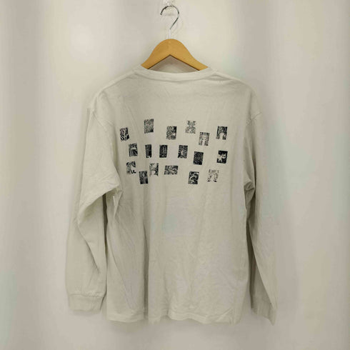 ヴァイナルアーカイブ VAINL ARCHIVE Arran Gregory Geoglyphs LS Tee アレングレゴリー グラフィックデザイン 両面プリント クルーネック長袖Tシャツ カットソー メンズ M