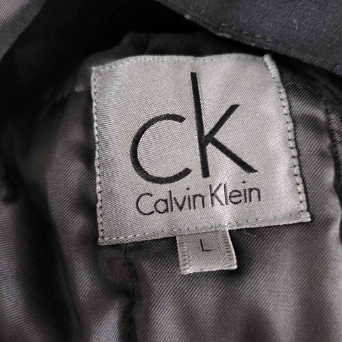 カルバンクライン CALVIN KLEIN 裏地キルティング フェイクスエードコート メンズ import:L