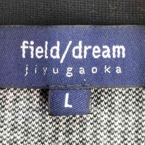 フィールドドリーム field/dream 千鳥格子 ワッペン トラックジャケット メンズ JPN:L